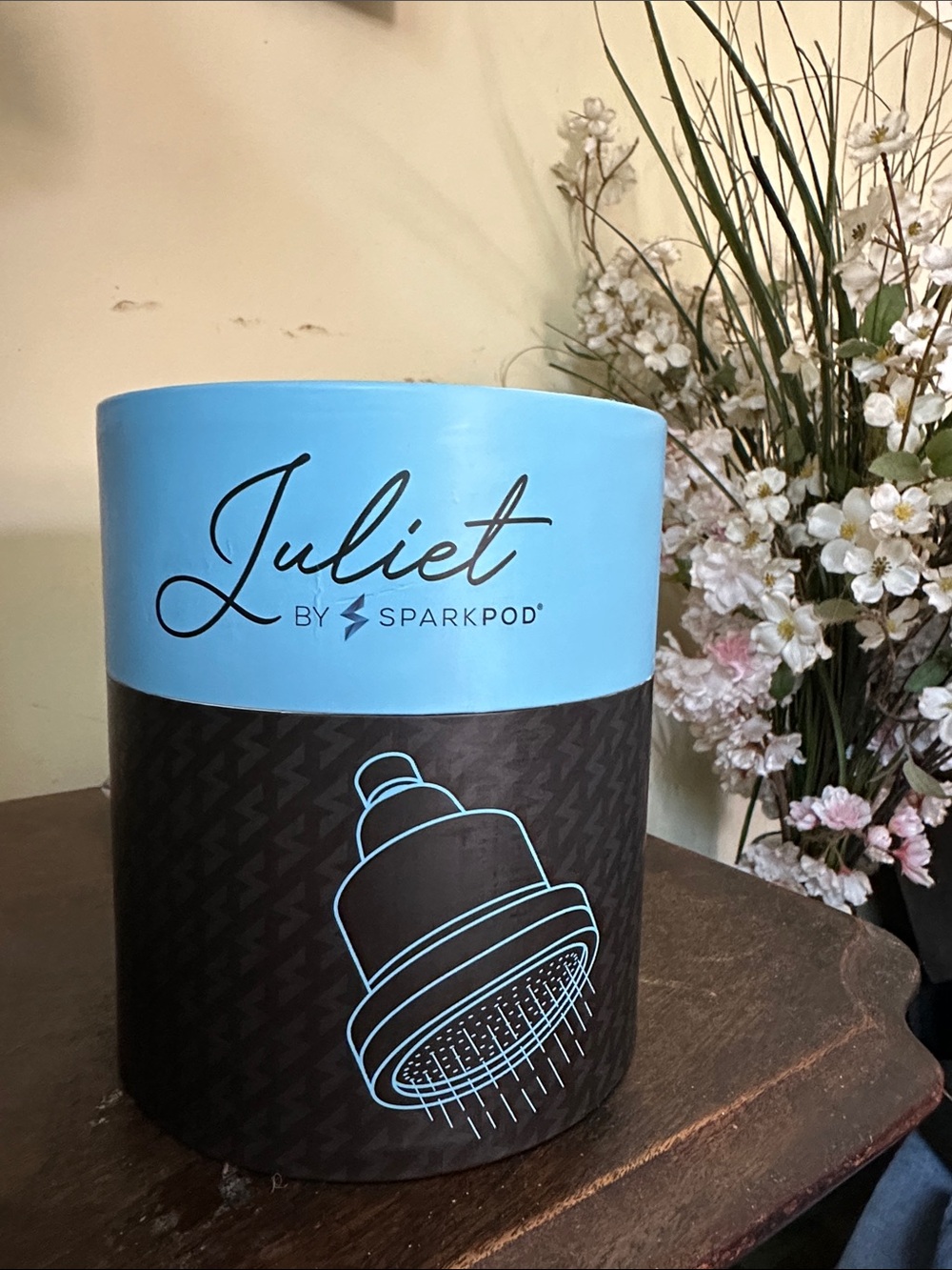 Juliet by SparkPod Matte Black Premium filtered Showerhead